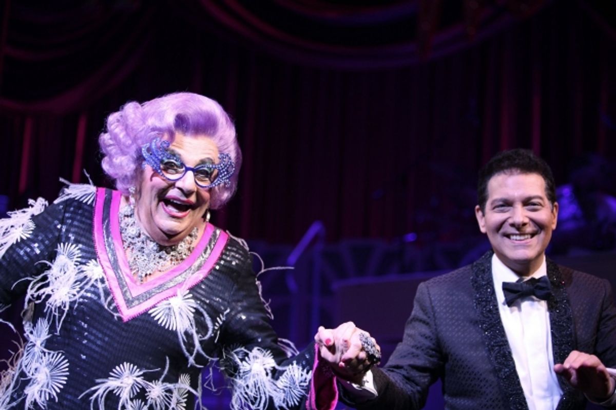 Dame Edna & Michael Feinstein - ALL ABOUT ME at the Henry Miller Theatre on 3/18/2010 at 