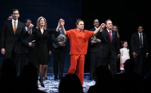 Stephen Kunken, Marin Mazzie, Norbert Leo Butz, Gregory Itzin - "ENRON" at the Broadhurst Theatre on 4/27/2010 @ BroadwayWorld Stephen Kunken, Marin Mazzie, Norbert Leo Butz, Gregory Itzin - "ENRON" at the Broad Photo