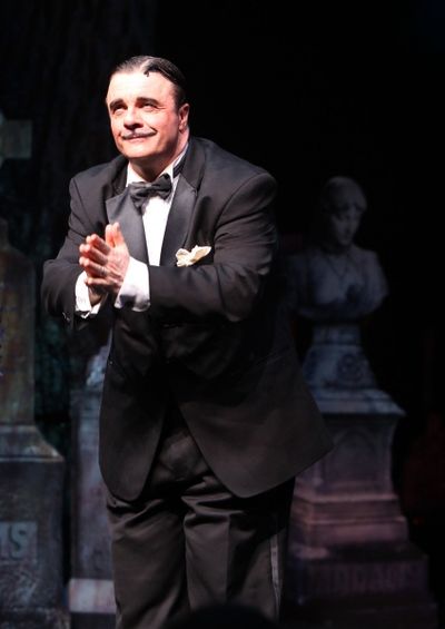 Nathan Lane  - THE ADDAMS FAMILY" at the Lunt-Fontanne Theatre on 4/8/2010 Photo