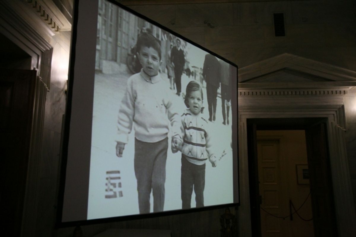 George Costacos as a child at George Costacos Award Gets Presented to Ms. Marianna Vardinogianni