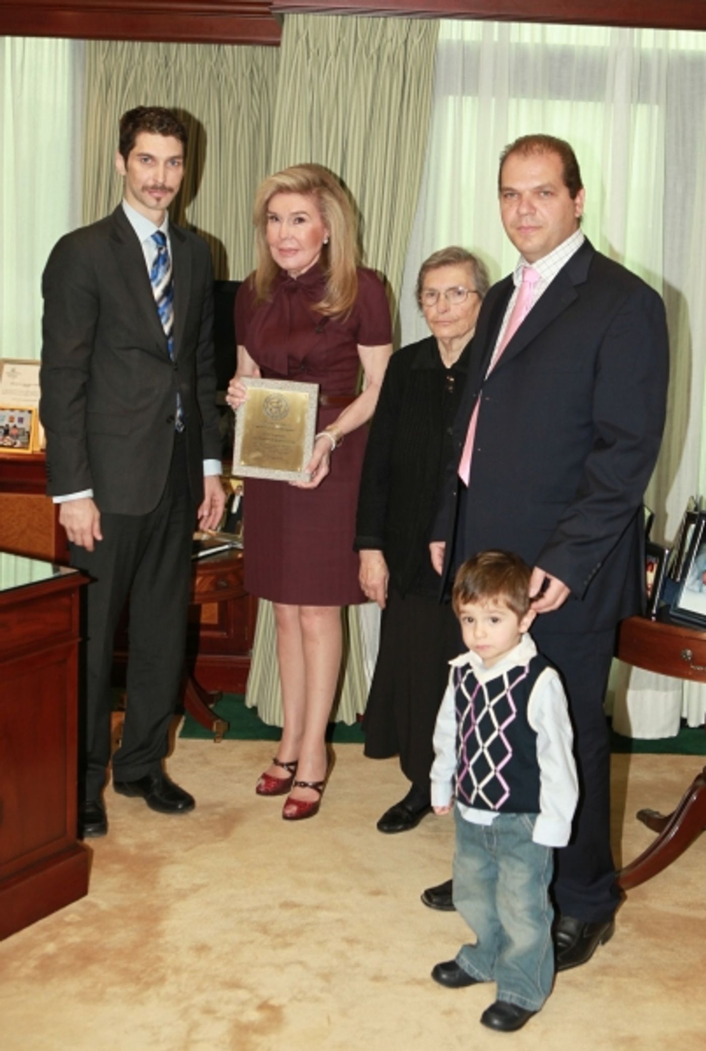 Photo Flash: George Costacos Award Gets Presented to Ms. Marianna Vardinogianni  Image