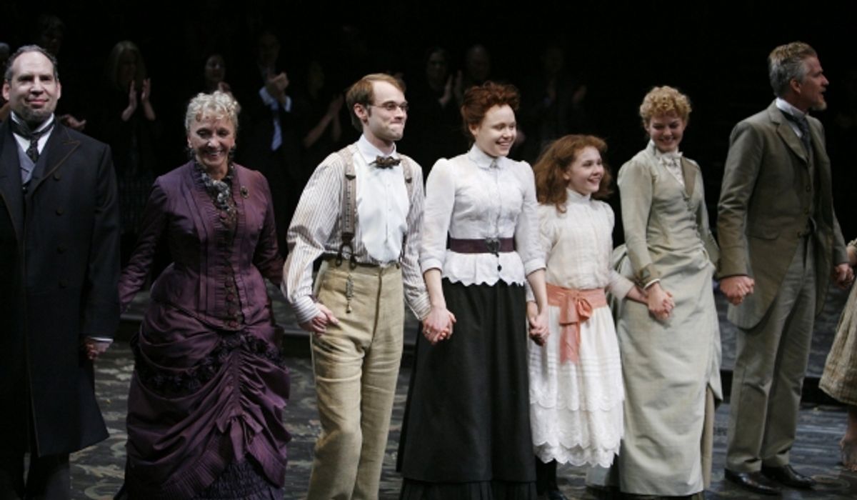 Daniel Oreskes, Elizabeth Franz, Tobias Segal, Alison Pill, Abigal Breslin, Jennifer Morrison & Matthew Modine -  'The Miracle Worker' at Circle in the Square Theatre on 3/3/2010 at 