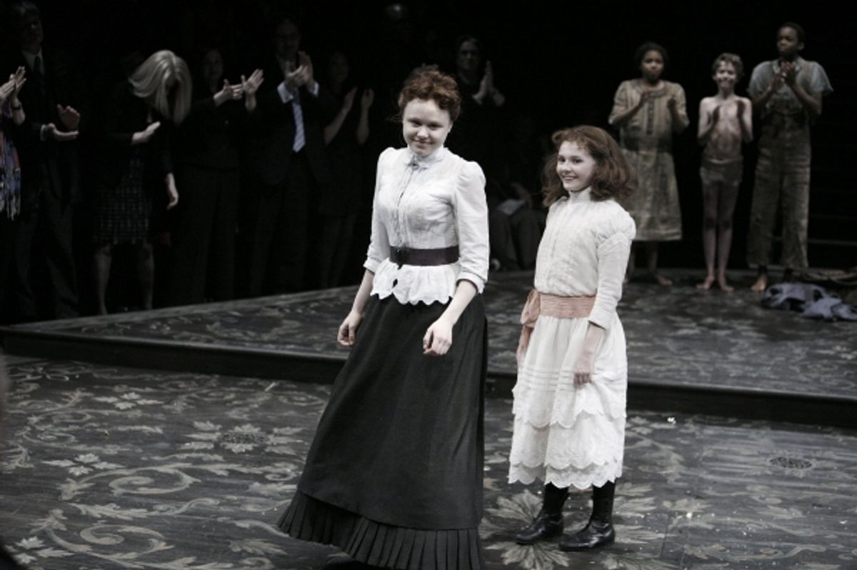 Alison Pill & Abigail Breslin -  'The Miracle Worker' at Circle in the Square Theatre on 3/3/2010 at 