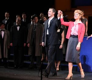 Will Chase & Kelli O'Hara - ENCORES! "Bells Are Ringing" on 11/21/2010 Photo