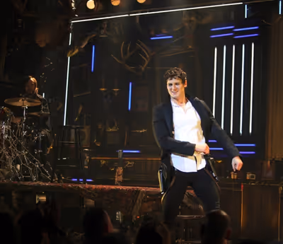  Benjamin Walker - "BLOODY BLOODY ANDREW JACKSON" at the Bernard B. Jacobs Theatre on Photo