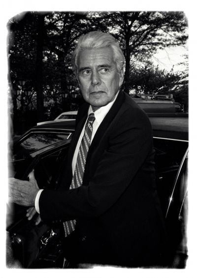 John Forsythe - Tavern On The Green, NYC.   June 1985 Photo