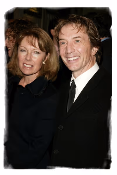 Nancy Dolman (with husband Martin Short) attend "The Odd Couple" NYC.  10/27/2005 Photo