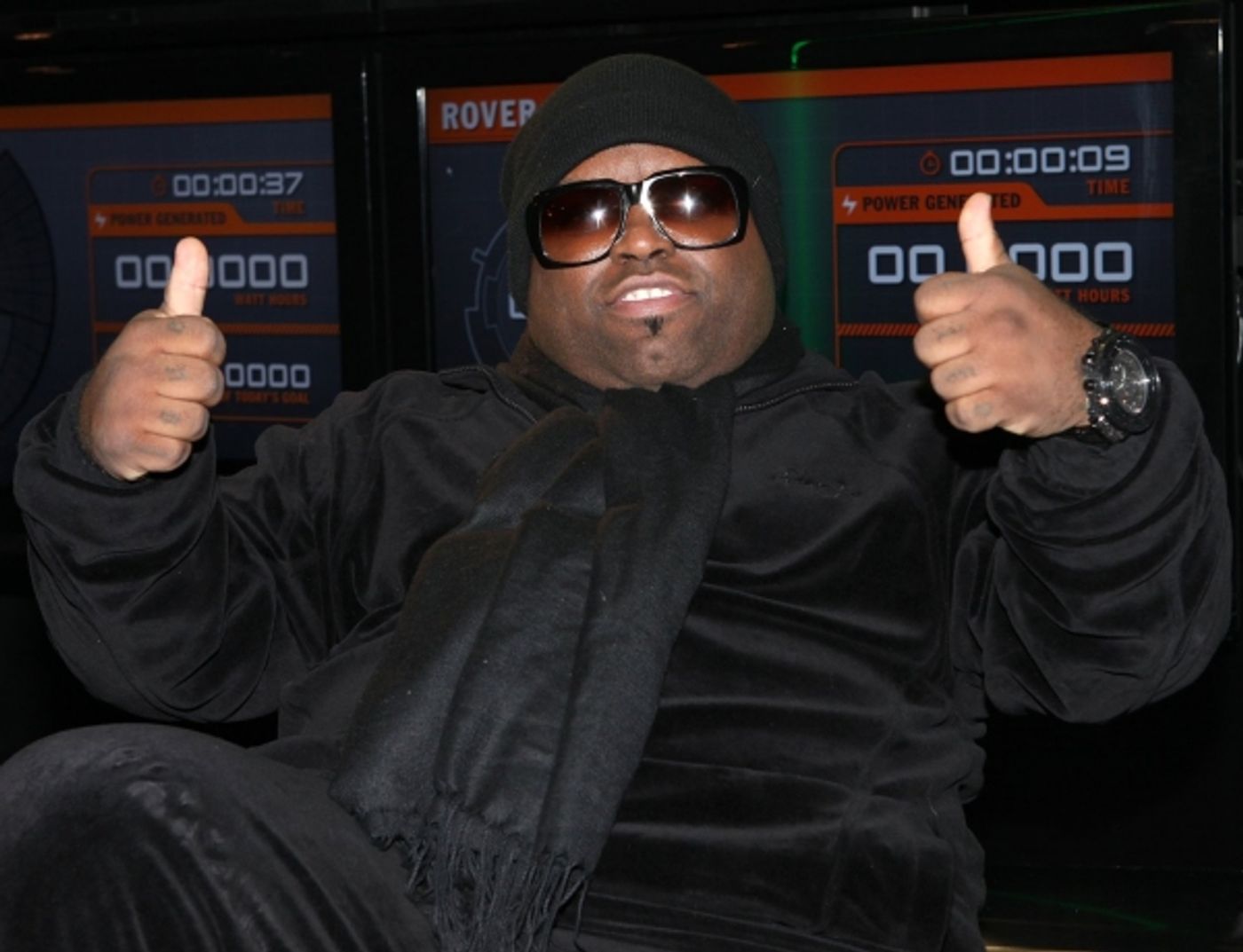 Photo Coverage: Cee Lo Green Visits The Duracell Mobile Smart Power Lab Photo Coverage: Cee Lo Green Visits The Duracell Mobile Smart Power Lab Image