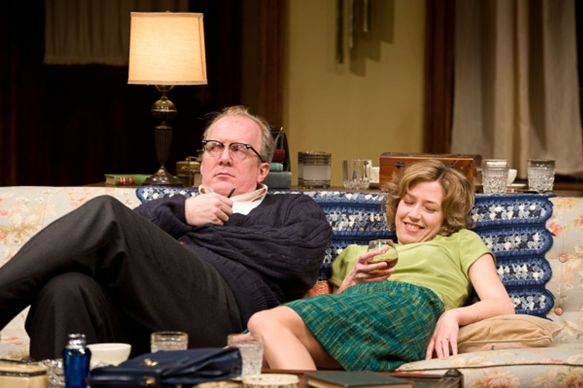 Tracy Letts with Carrie Coon at 