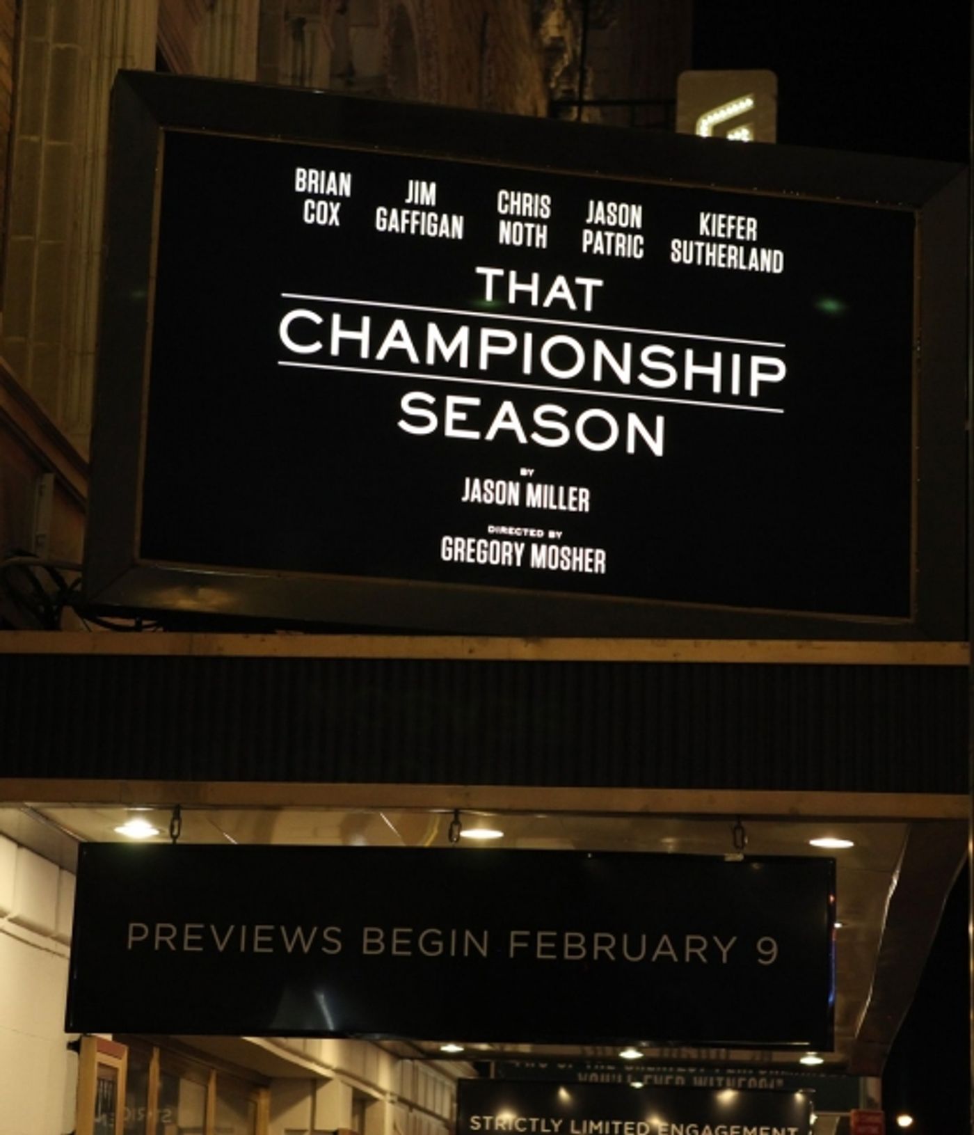 Photo Coverage: UP ON THE MARQUEE: That Championship Season Photo Coverage: UP ON THE MARQUEE: That Championship Season Image