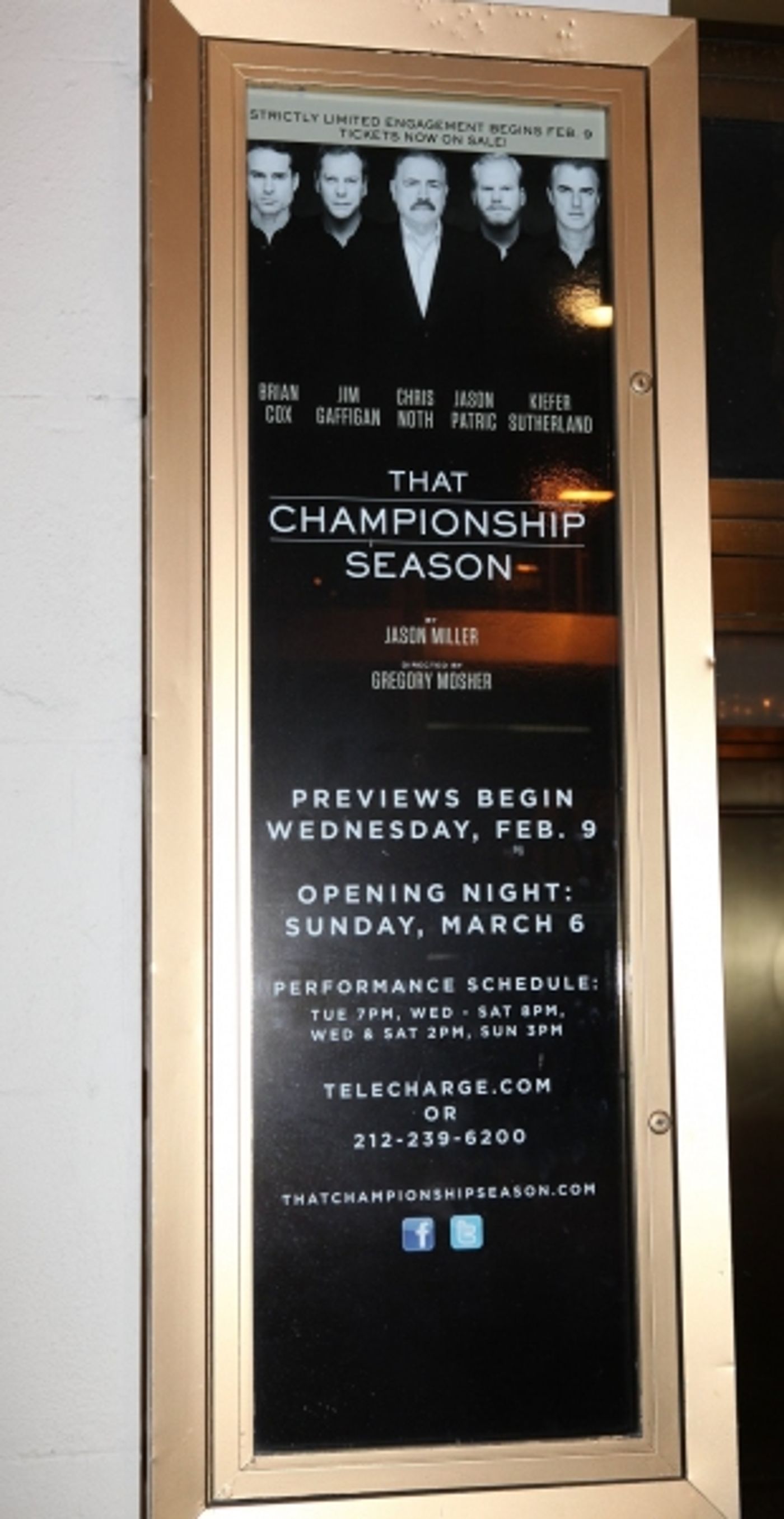 Photo Coverage: UP ON THE MARQUEE: That Championship Season Photo Coverage: UP ON THE MARQUEE: That Championship Season Image