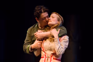 Connor Toms and Jennifer Lee Taylor @ BroadwayWorld Connor Toms and Jennifer Lee Taylor Photo