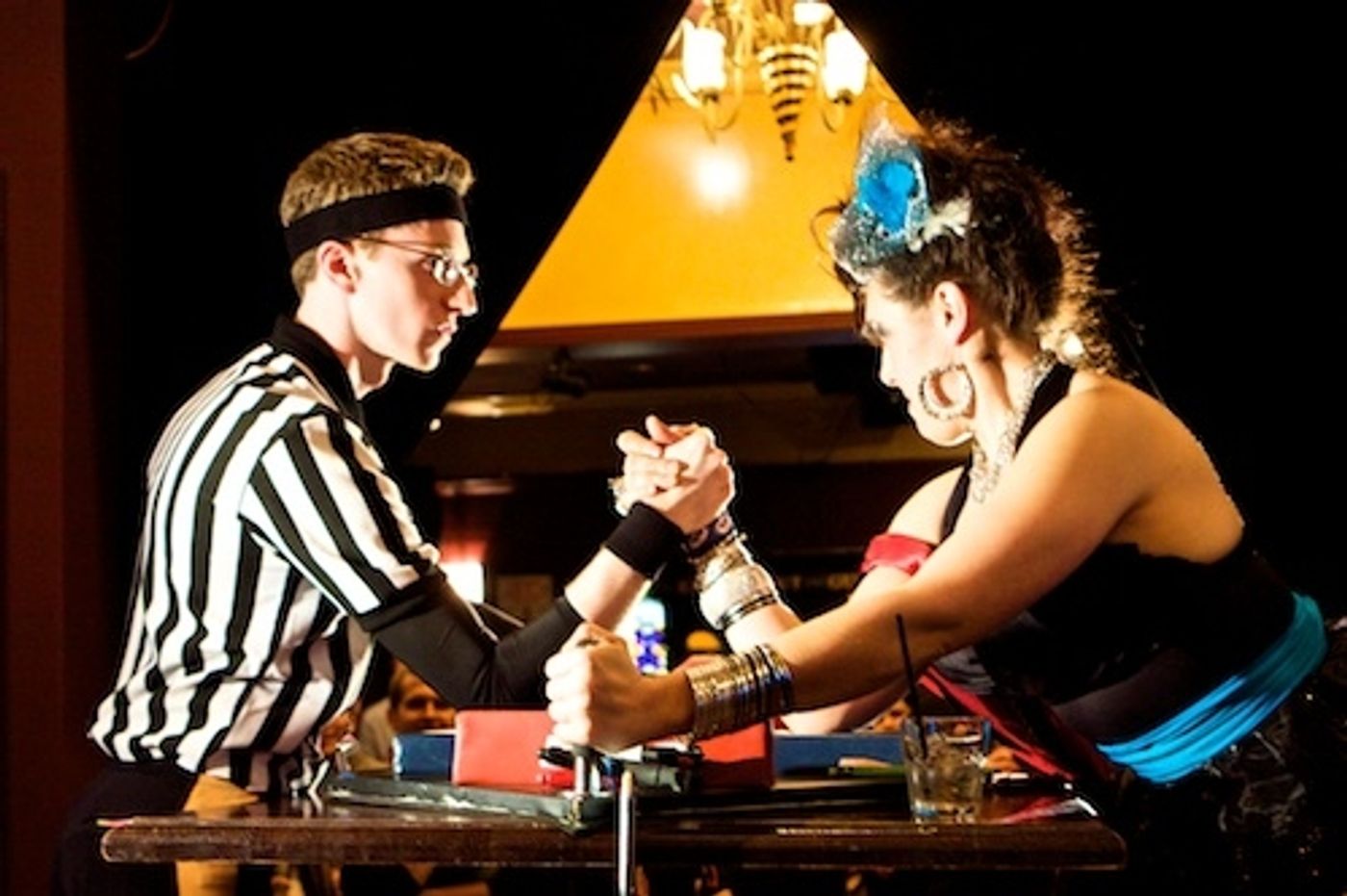 Photo Flash: Sideshow Theatre Hosts Benefit Featuring Lady Arm Wrestlers  Image