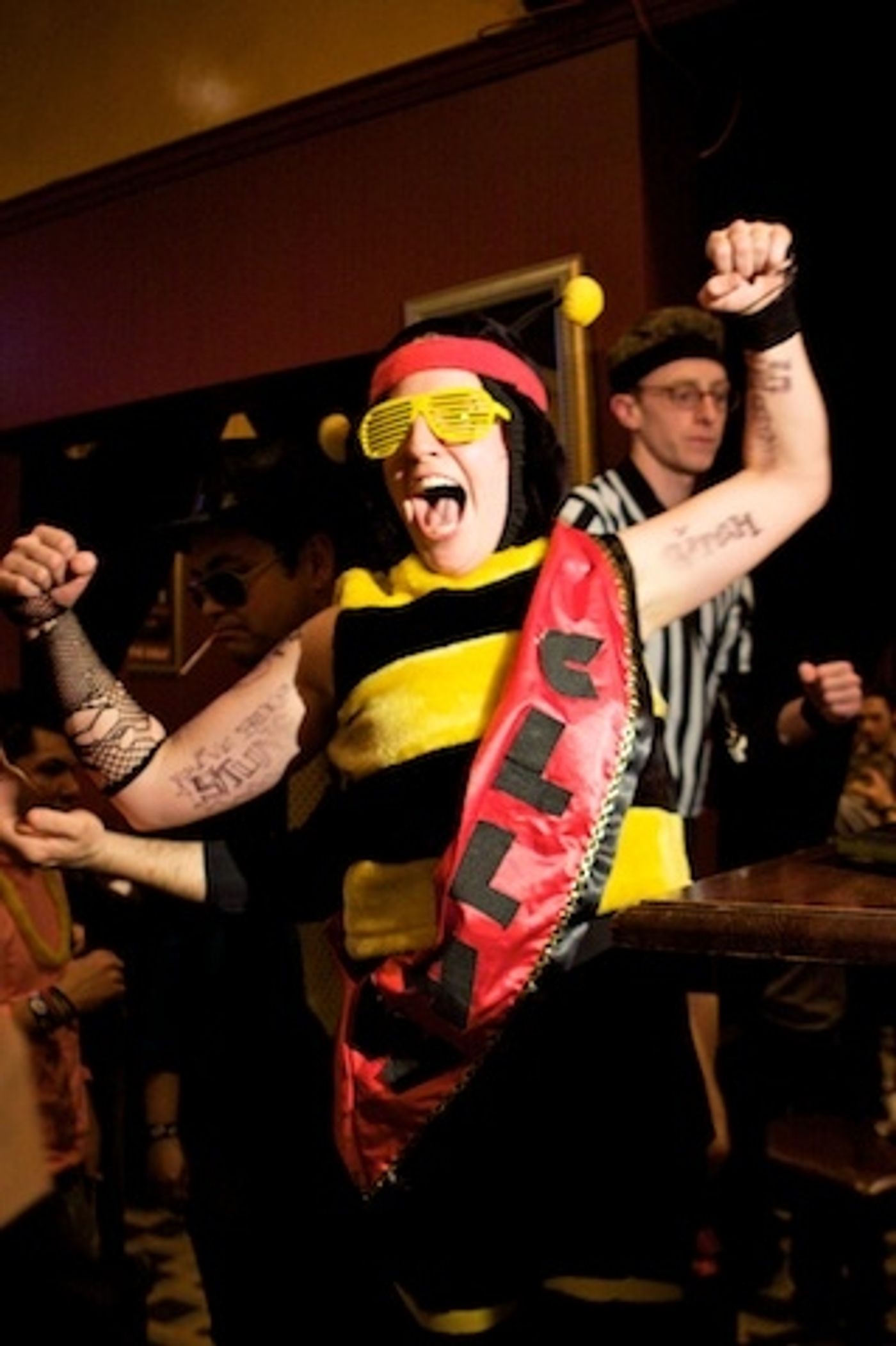 Photo Flash: Sideshow Theatre Hosts Benefit Featuring Lady Arm Wrestlers  Image