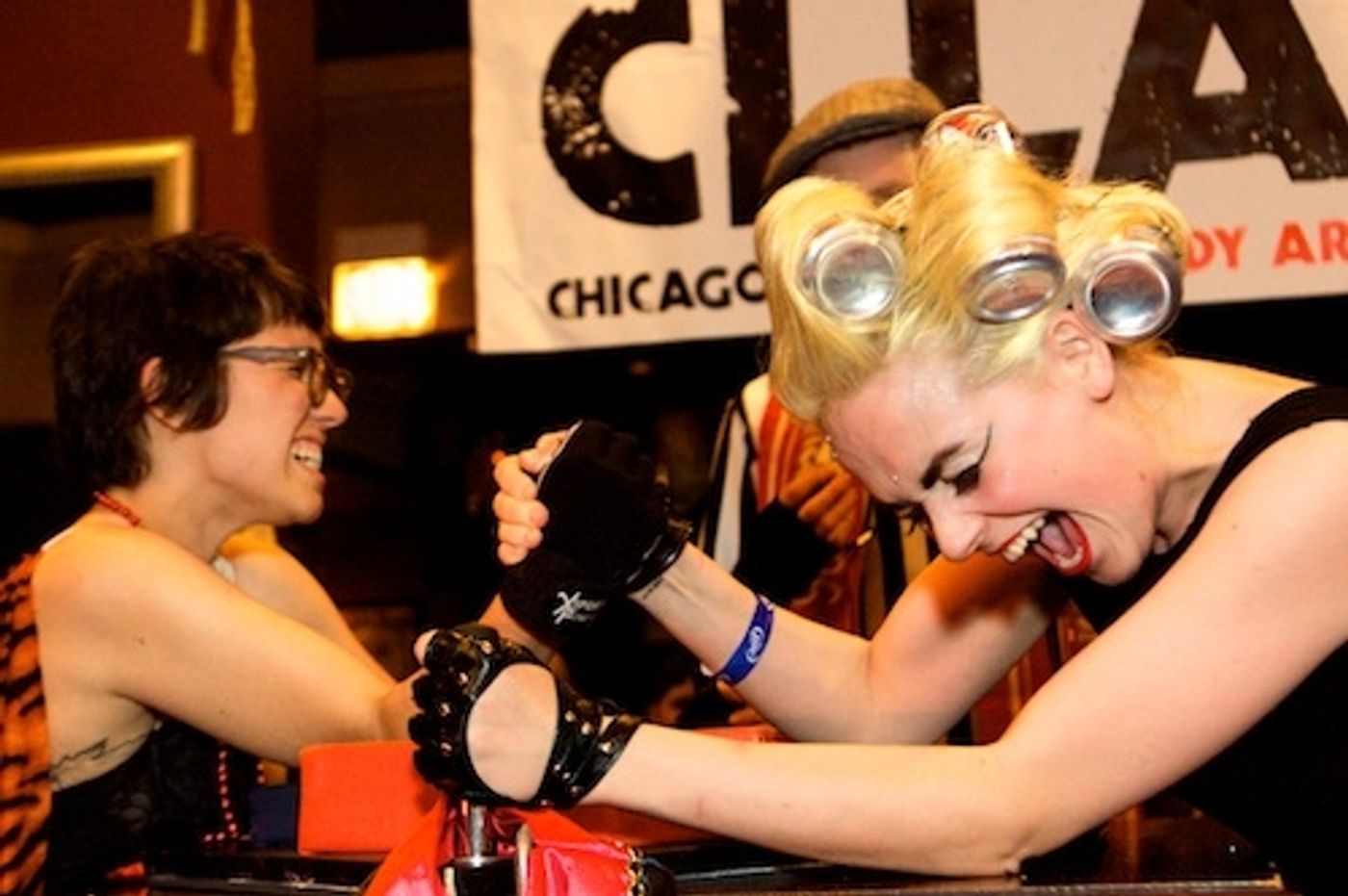 Photo Flash: Sideshow Theatre Hosts Benefit Featuring Lady Arm Wrestlers  Image