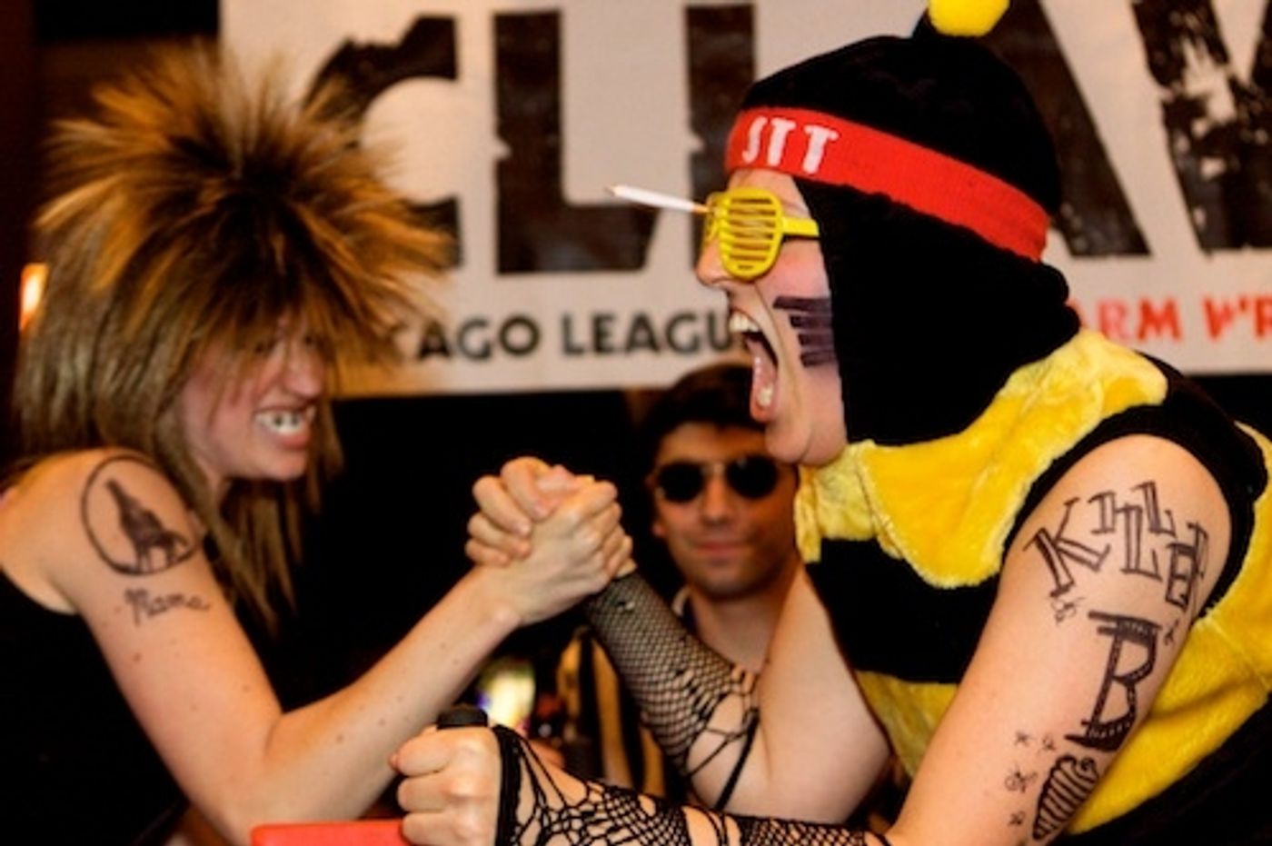 Photo Flash: Sideshow Theatre Hosts Benefit Featuring Lady Arm Wrestlers  Image
