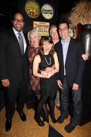 Victor Williams, Michele Pawk, Reed Birney, Celia Keenan-Bolger and Adam Bock  Photo