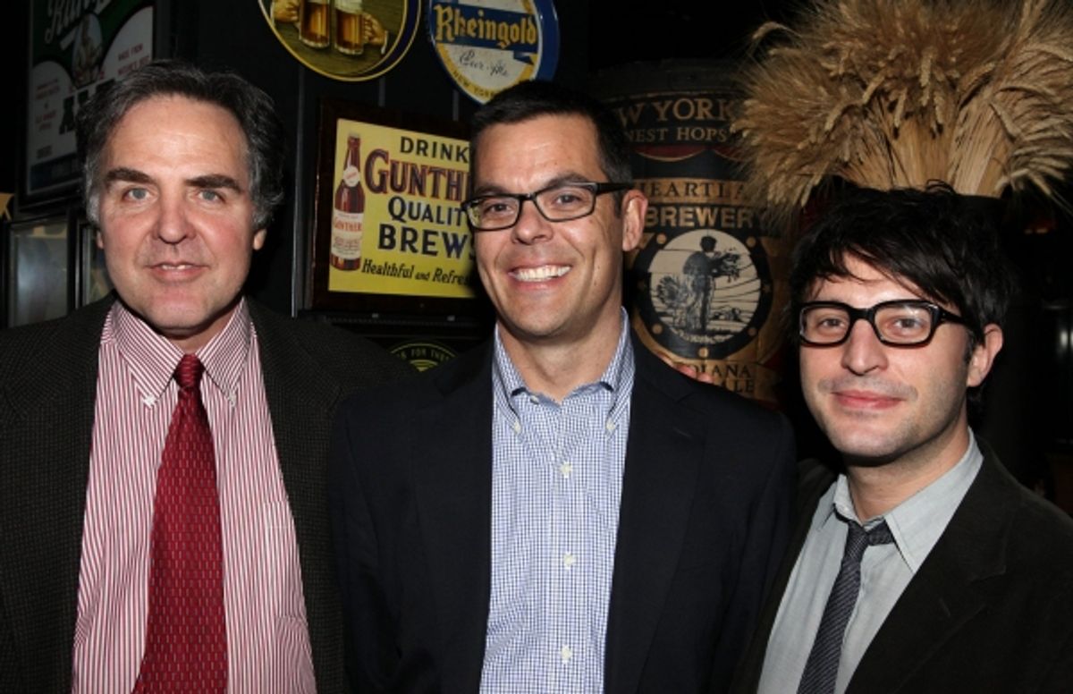 Tim Sanford, Adam Bock and Trip Cullman 
 at 