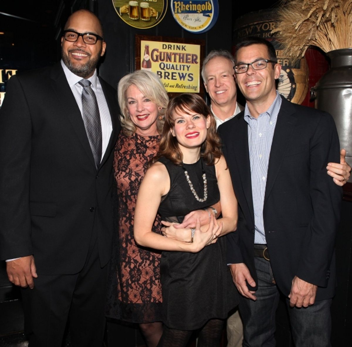 Victor Williams, Michele Pawk, Reed Birney, Celia Keenan-Bolger and Adam Bock  at 