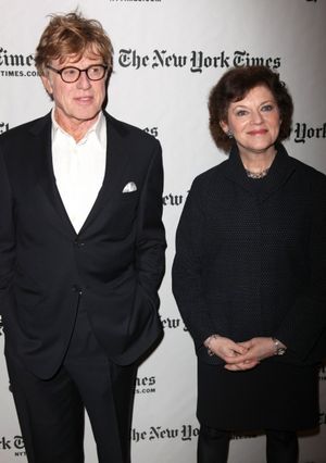 Robert Redford & Janet Maslin Photo