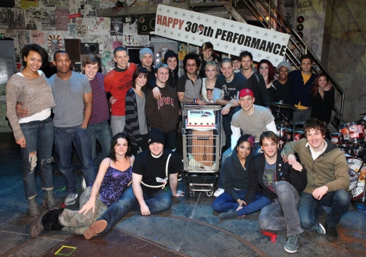 Billy Joe Armstrong (Green Day) with the Ensemble Cast  at 