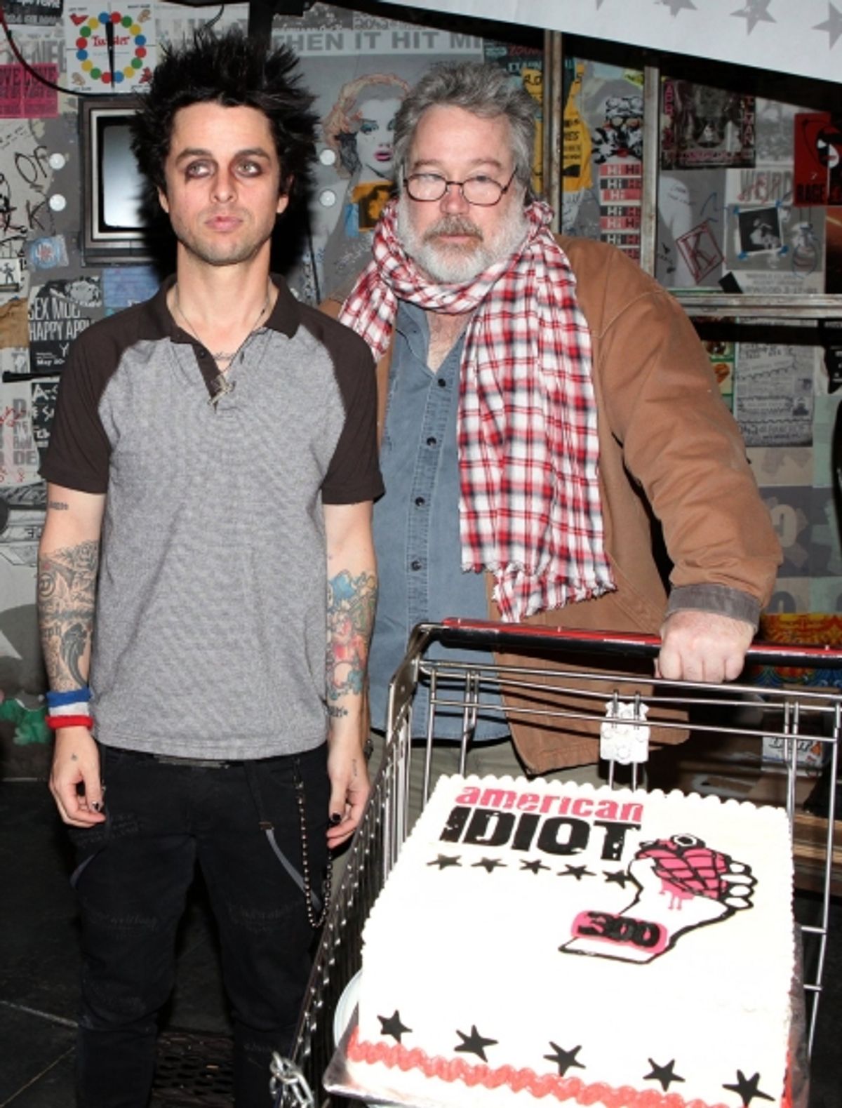Billy Joe Armstrong & producer Tom Hulce at 