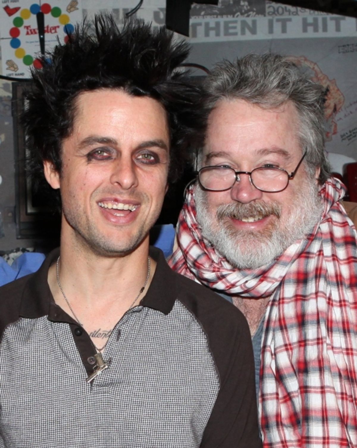 Billy Joe Armstrong & producer Tom Hulce at 