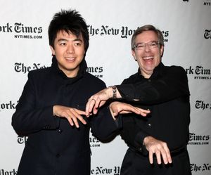 Classical pianist Lang Lang and writer James Barron @ BroadwayWorld Classical pianist Lang Lang and writer James Barron Photo