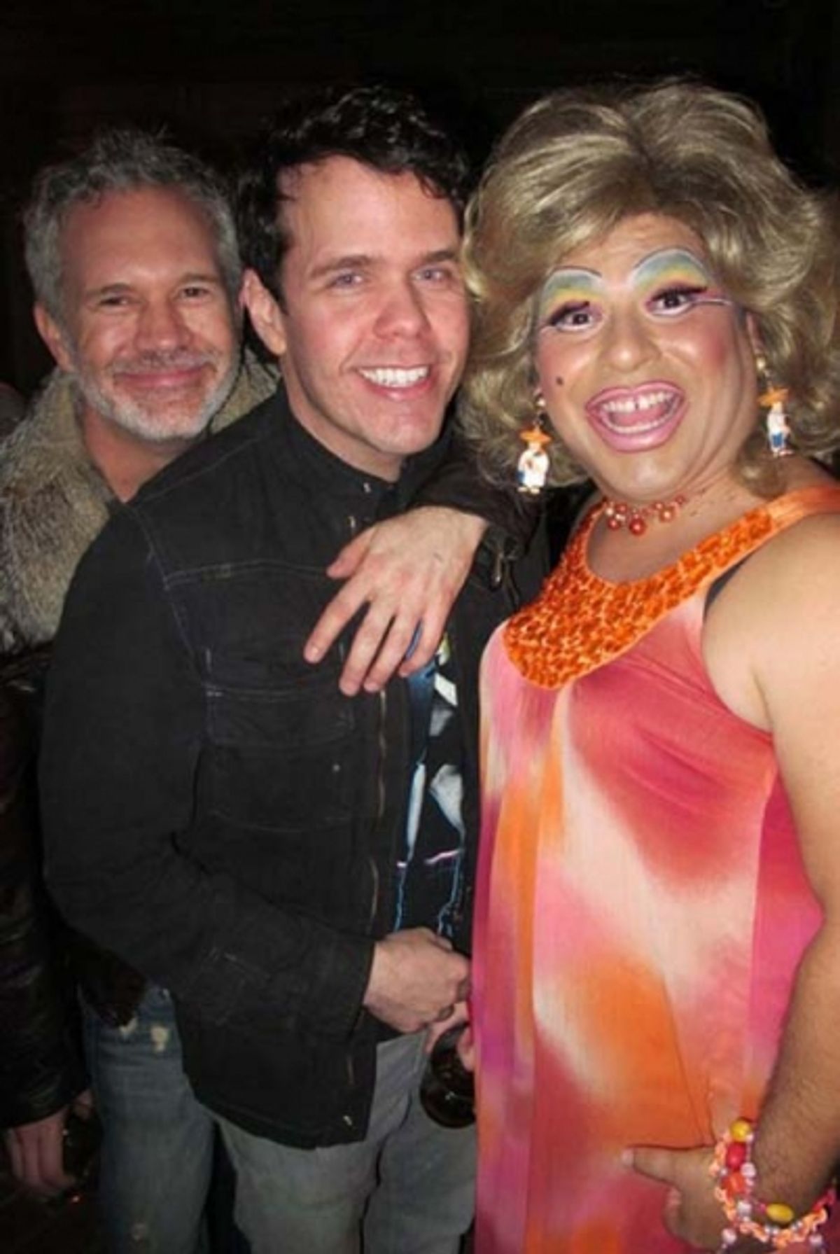 Gerald McCullouch, Perez Hilton and Freyda Laye at 