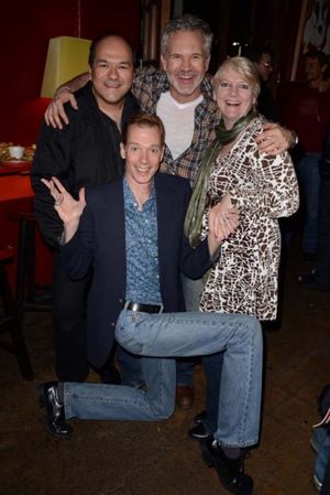 Greg Hernandez, Gerald McCullouch, Alison Arngrim and Doug Jones Photo
