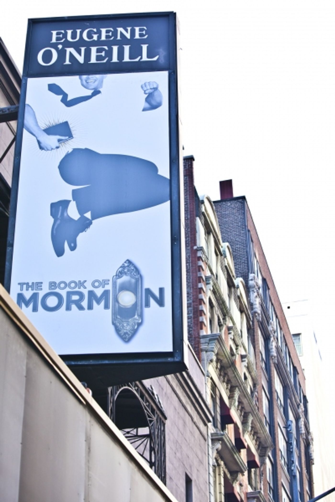 Photo Coverage: BOOK OF MORMON Marquee is Going Up! Part 2 Photo Coverage: BOOK OF MORMON Marquee is Going Up! Part 2 Image