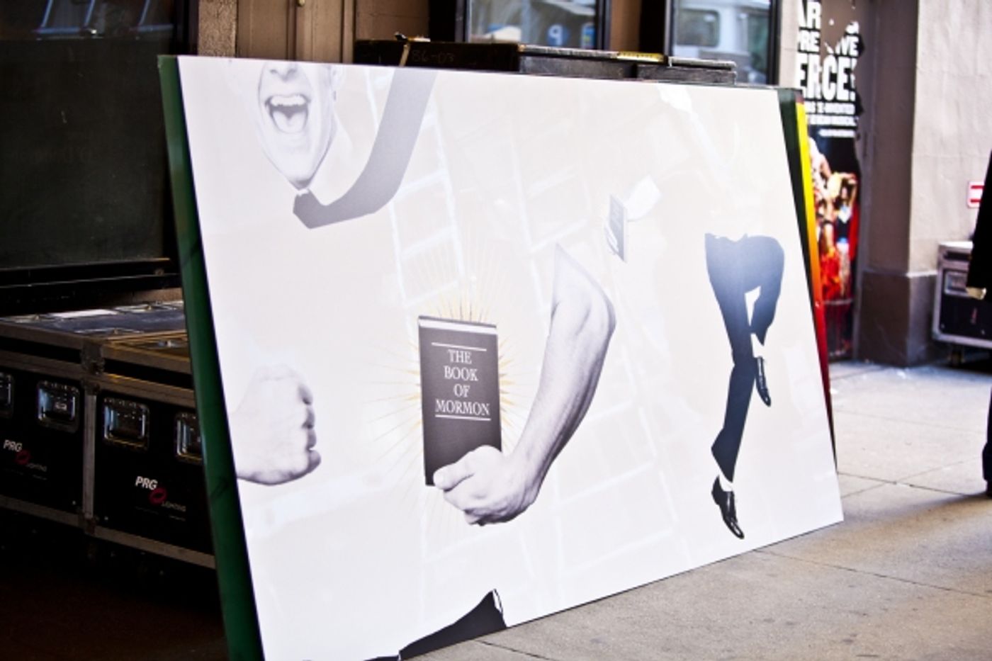 Photo Coverage: BOOK OF MORMON Marquee is Going Up! Part 2 Photo Coverage: BOOK OF MORMON Marquee is Going Up! Part 2 Image