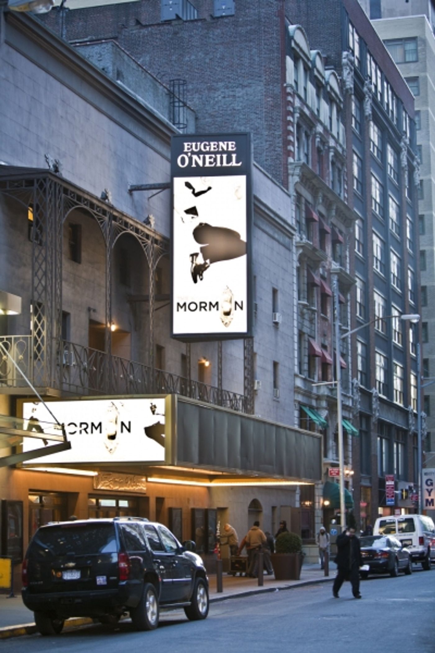 Photo Coverage: BOOK OF MORMON Marquee is Going Up! Part 3 Photo Coverage: BOOK OF MORMON Marquee is Going Up! Part 3 Image