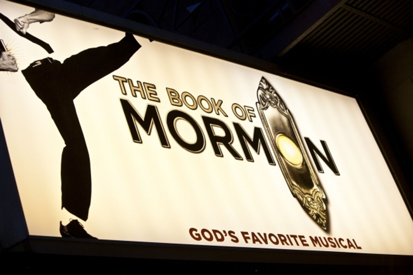 Photo Coverage: BOOK OF MORMON Marquee is Going Up! Part 3 Photo Coverage: BOOK OF MORMON Marquee is Going Up! Part 3 Image