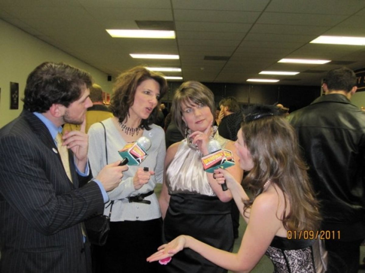 Trey Palmer, Debra Barret Graham, Lisa Garner Harrison and Jennifer Richmond at 