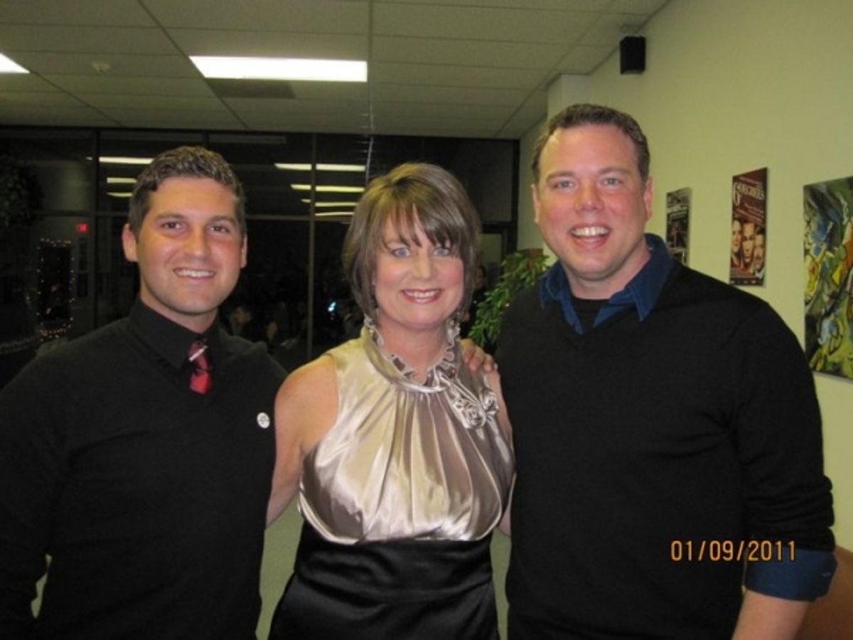 Elliott Cunningham, Lisa Garner Harrison and Britt Hancock at 