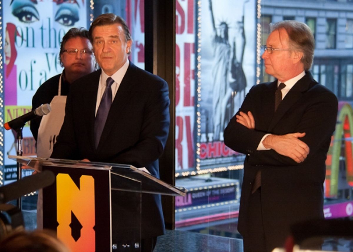 David Burke, Robert Steel, and George Fertitta at 