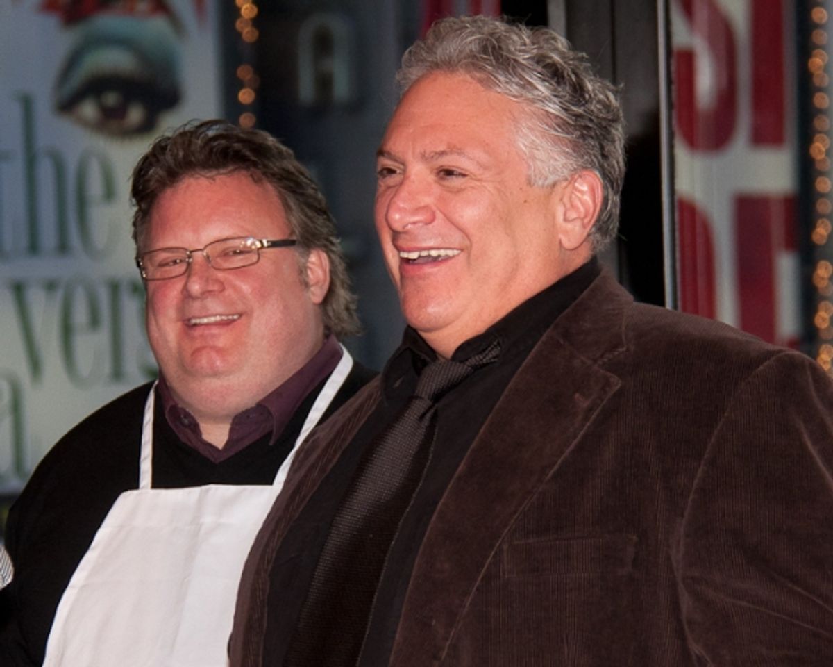 David Burke and Harvey Fierstein at 