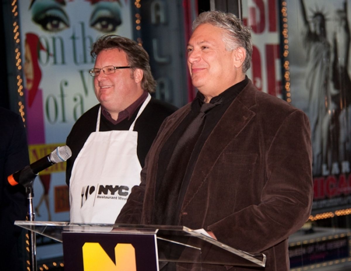David Burke and Harvey Fierstein at 