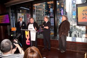 Robert Steel, David Burke, George Fertitta, and Harvey Fierstein @ BroadwayWorld Robert Steel, David Burke, George Fertitta, and Harvey Fierstein Photo