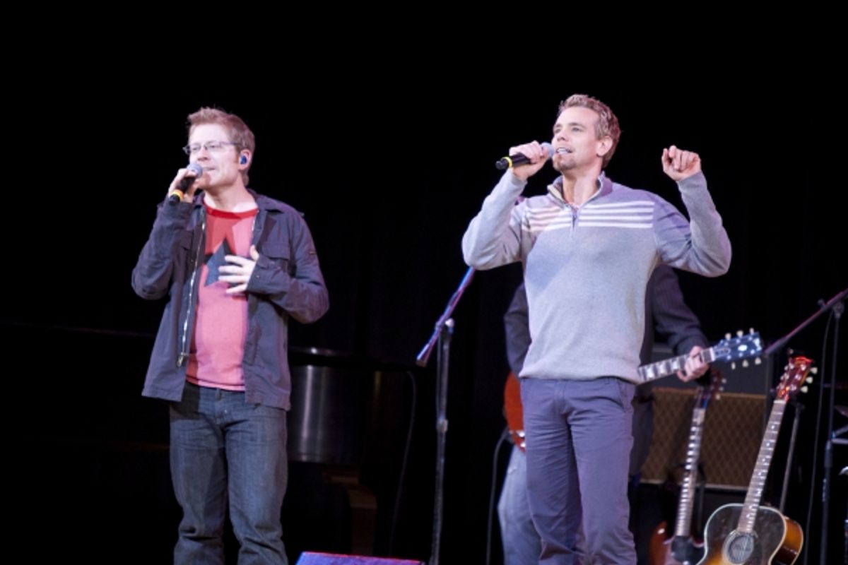 Anthony Rapp and Adam Pascal at 