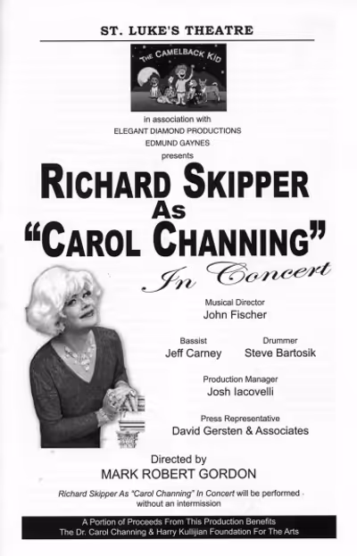 Richard Skipper as "Carol Channing" Photo