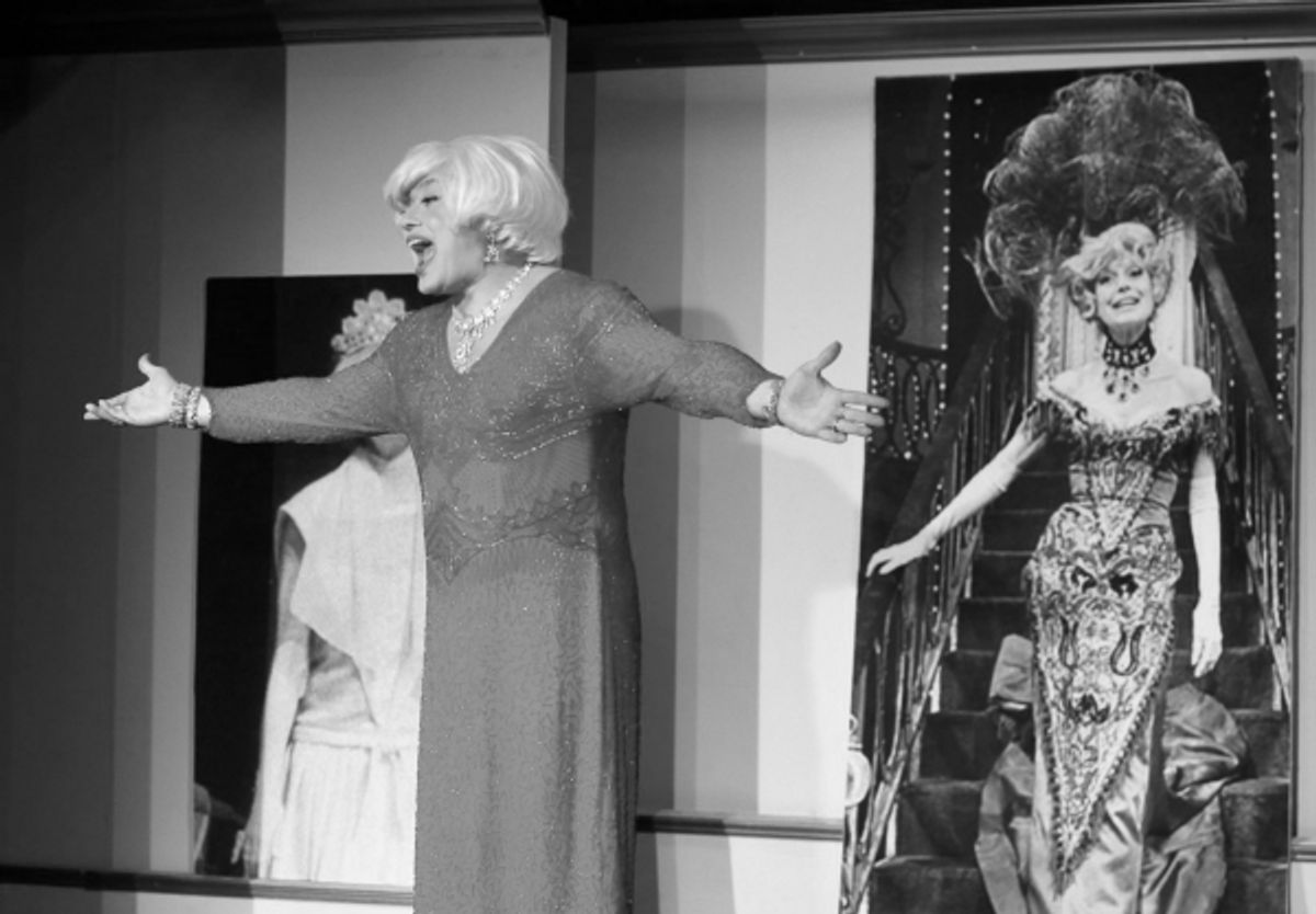 Richard Skipper as 'Carol Channing' at 