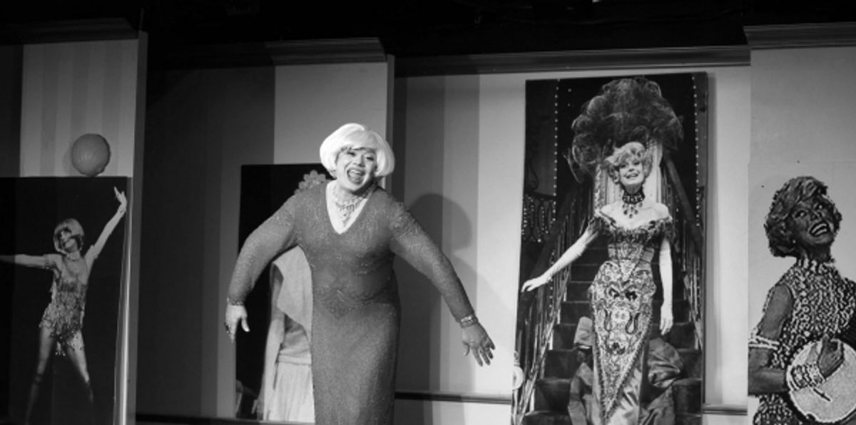 Richard Skipper as 'Carol Channing' at 