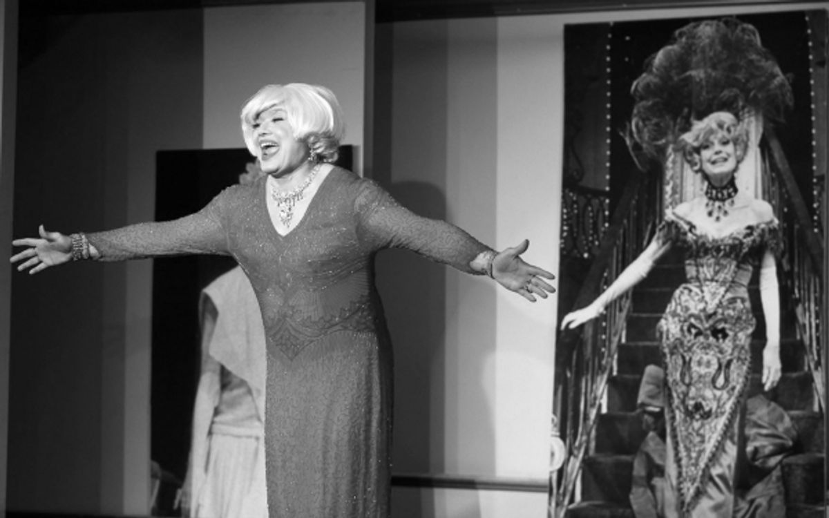 Richard Skipper as 'Carol Channing' at 