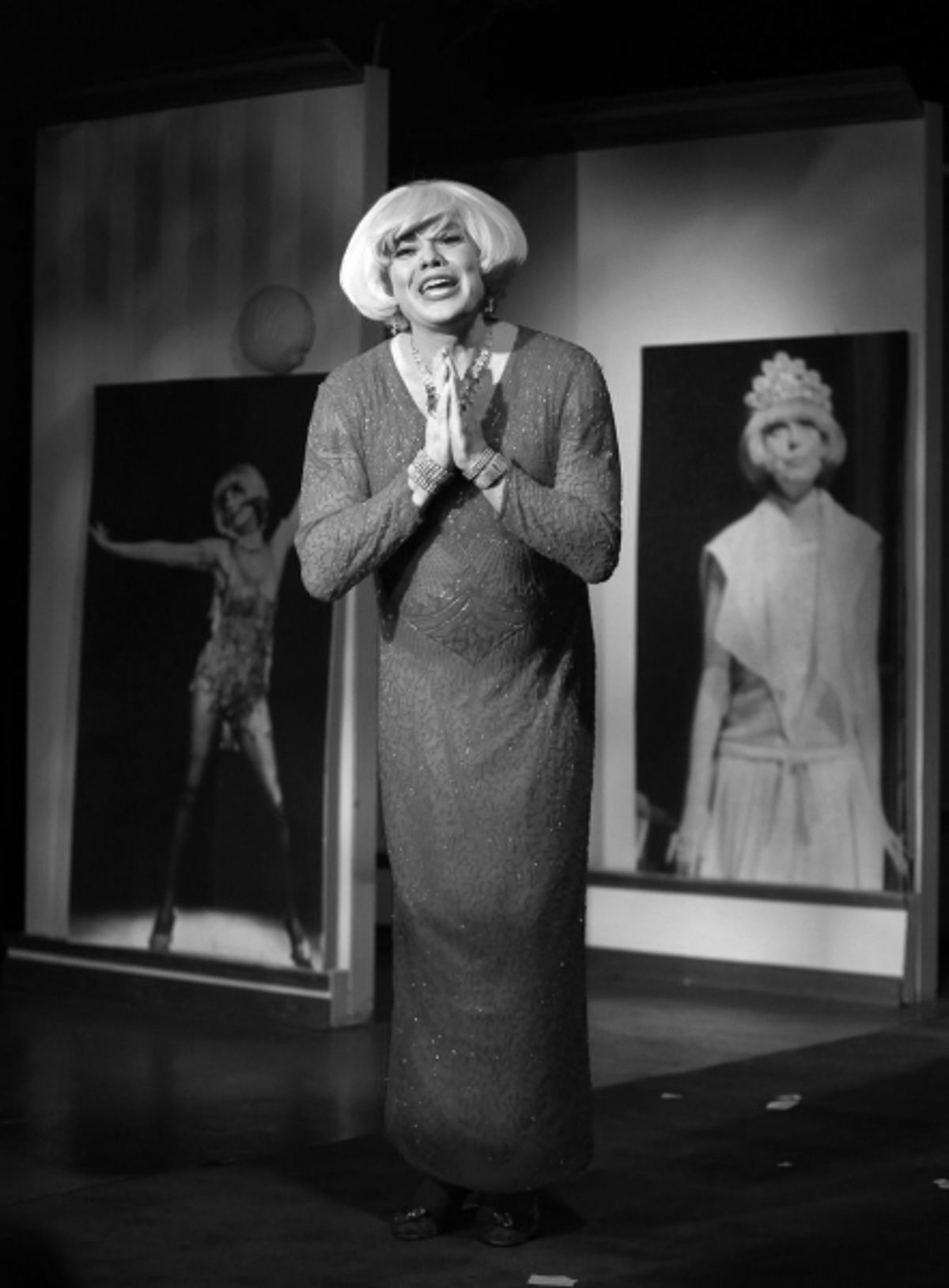 Richard Skipper as 'Carol Channing' at 