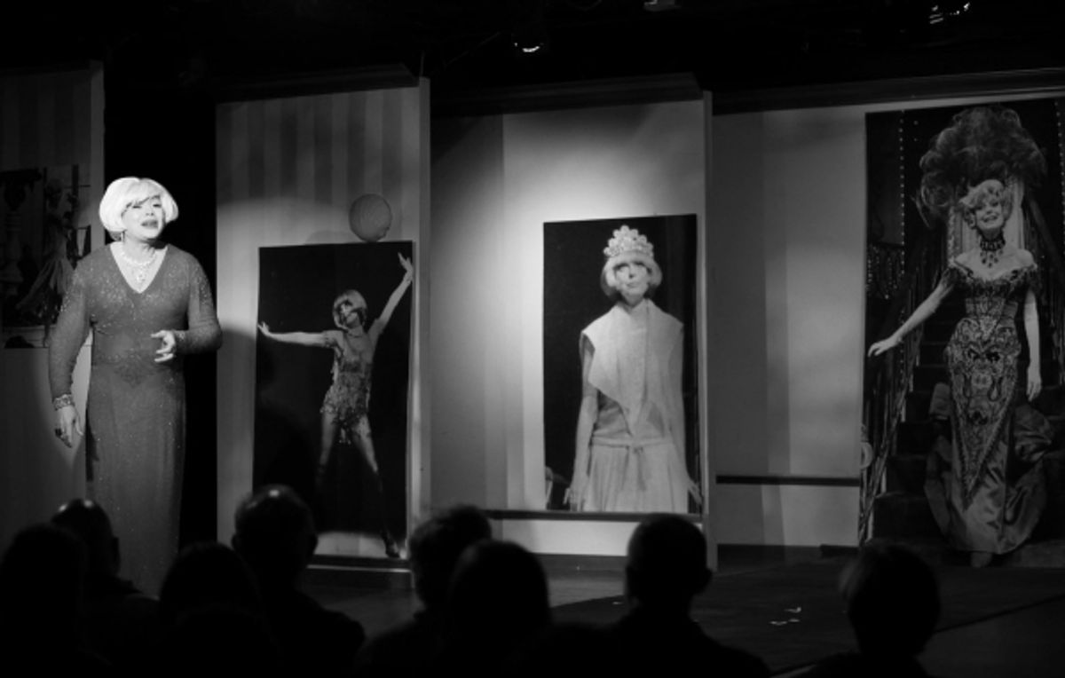 Richard Skipper as 'Carol Channing' at 