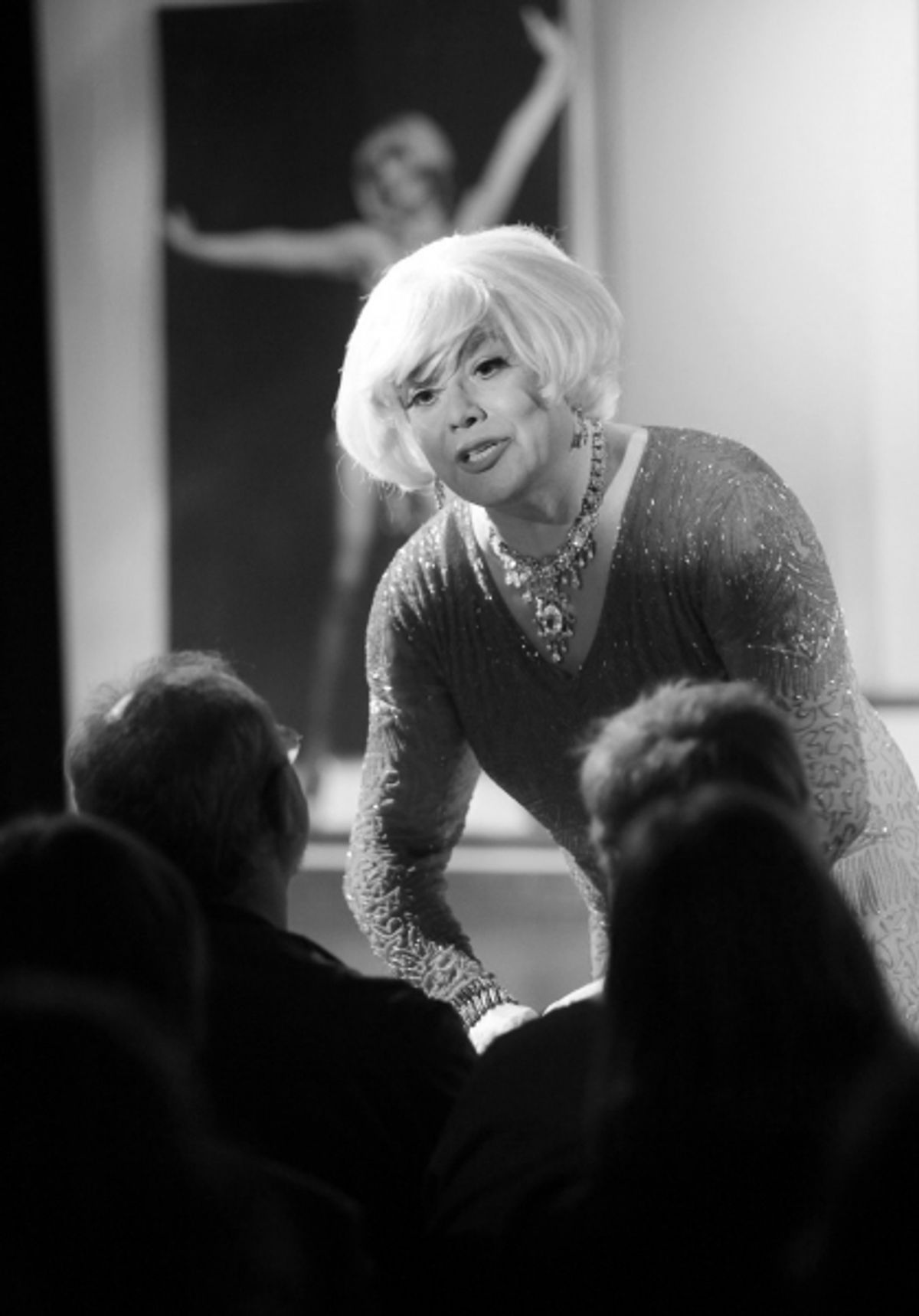 Richard Skipper as 'Carol Channing' at 