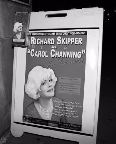 Richard Skipper as "Carol Channing" Photo