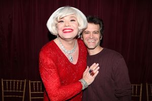 Richard Skipper as 'Carol Channing' & director Mark Robert Gordon @ BroadwayWorld Richard Skipper as 'Carol Channing' & director Mark Robert Gordon Photo